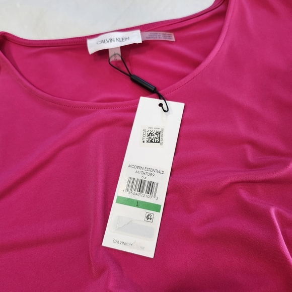 Calvin Klein Size Large Pink Sleeveless Top - Picture 6 of 9